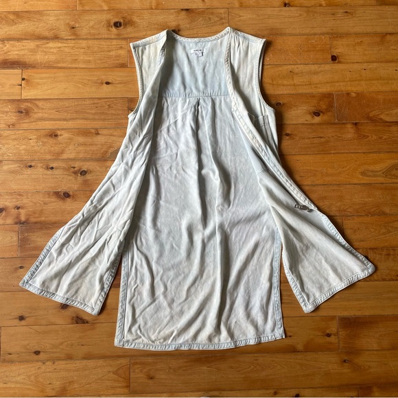 HELMUT LANG DENIM ZIP UP TOP (S) - Picture 4 of 5